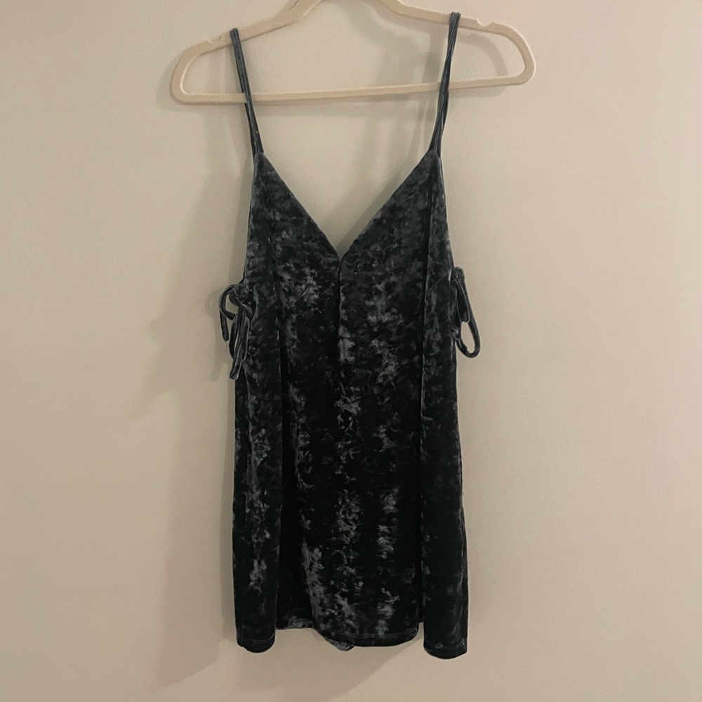 Tobi Green Velvet Dress, medium